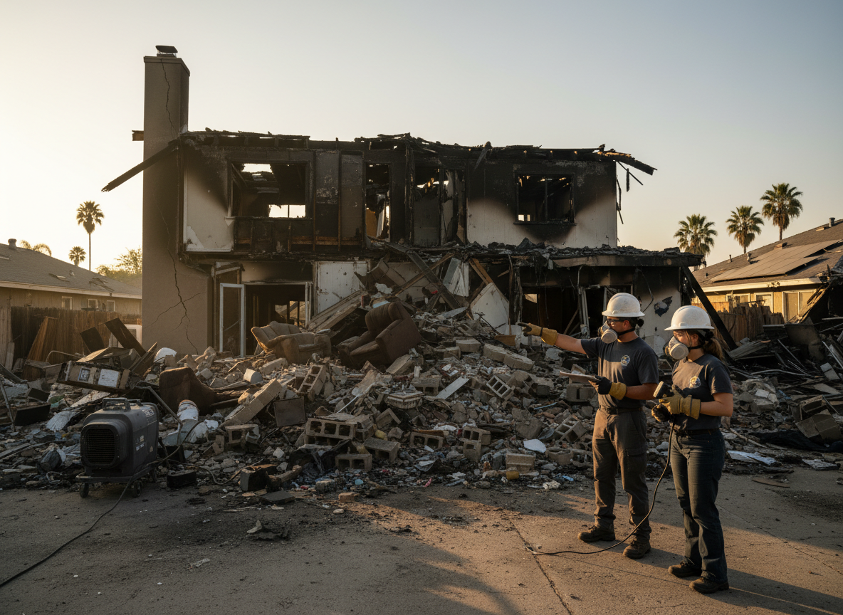 Fire Damage Restoration in North Hills