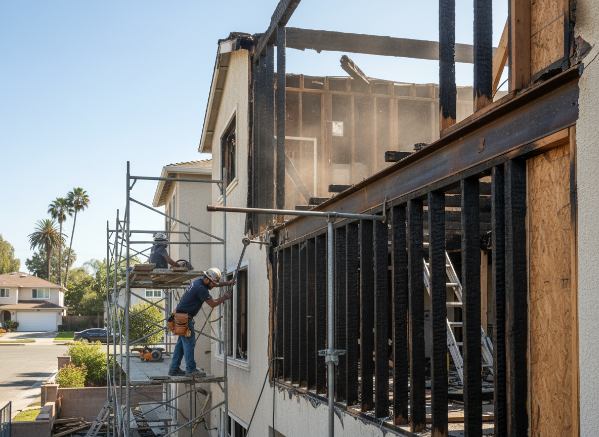 Fire Damage Restoration in Winnetka